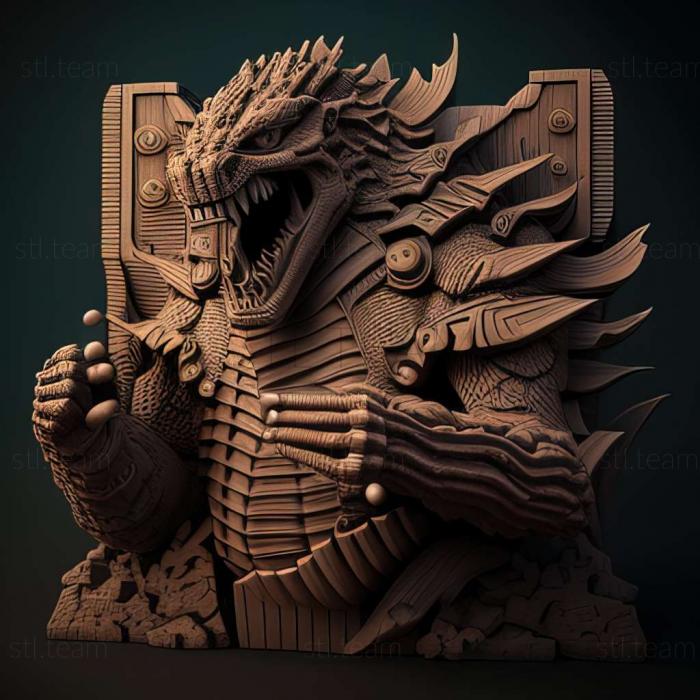 3D модель Гра Kaiju a Gogo (STL)